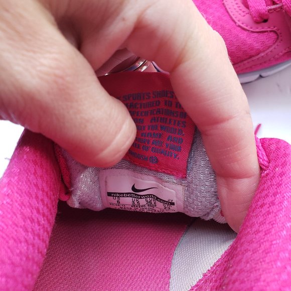 Nike Dual Fusion ST2 pink/blue running shoes - Picture 5 of 5